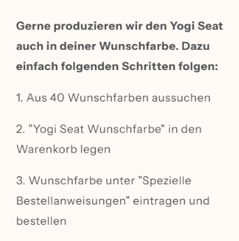 Yogi Seat